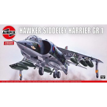 Airfix Hawker Siddeley Harrier GR.1 Classic Kit VINTAGE A18001V 1:24