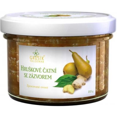 Grešík Čatní Hruškové se zázvorem 215 g – Zboží Mobilmania