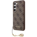 Pouzdro Guess 4G Charms Samsung Galaxy S23 hnědé – Sleviste.cz