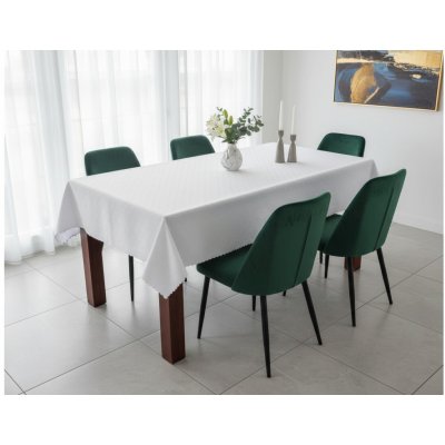 Mybesthome Ubrus voděodolný Mija bílá 90x160 cm – Sleviste.cz