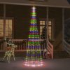 Vánoční stromek vidaXL LED vánoční stromek na stožár Vícebarevný 310 LED diod 300 cm