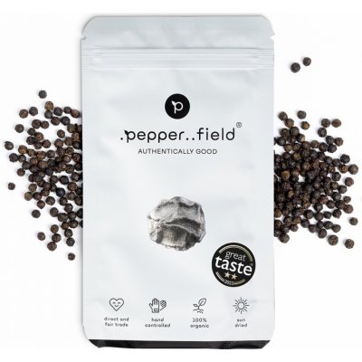 Pepper Field Kampotský Pepř černý doypack 20 g – Zboží Mobilmania