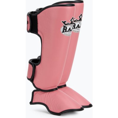 RAJA BOXING Chrániče holení a chodidel Lightweight Shin Guards Genuine Leather pink – Zboží Dáma