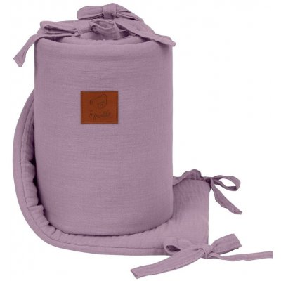 Infantilo Ochranný mušelínový mantinel Fialová – Zboží Mobilmania