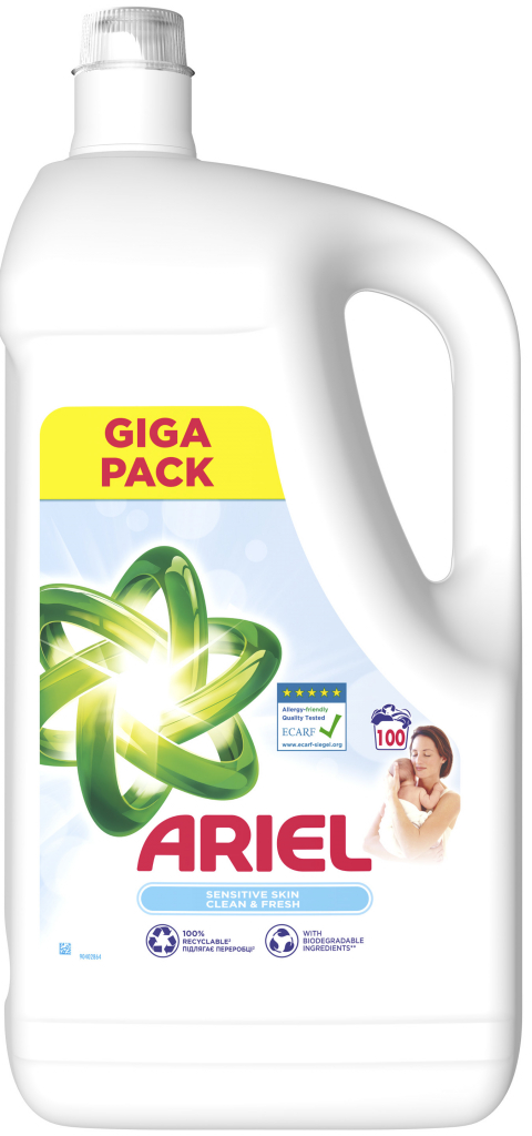 Ariel Sensitive gel 5 l 100 PD