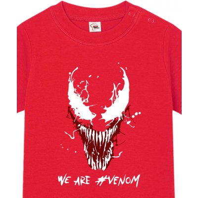 Tričko pro miminka Venom od Marvel Červená Canvas Dětské tričko pro nejmenší Bezvatriko.cz – Hledejceny.cz