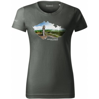 Darré Dámské tričko Králický Sněžník tmavě břidlicová – Sleviste.cz