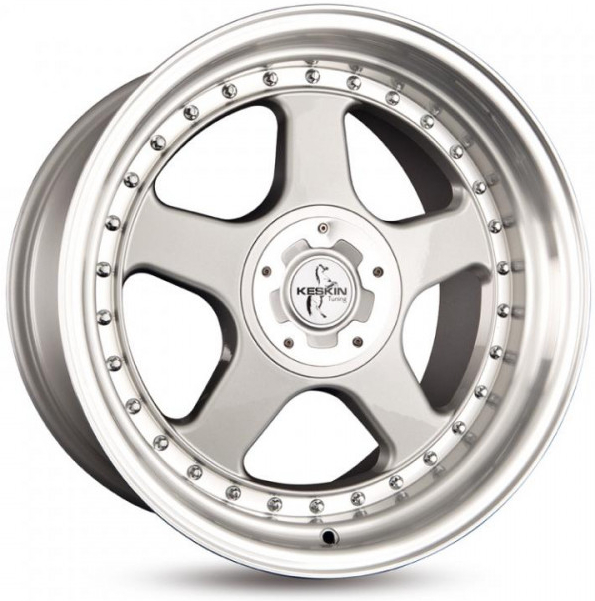 Keskin KT1 10x17 5x100 ET20 silver polished