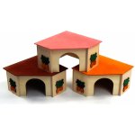 JK ANIMALS Domek rohový pro křečky 11 x 11 x 7 cm – Hledejceny.cz