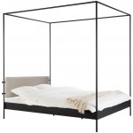 Noo.ma Eton II. s béžovým čelem a roštem Černá kovová – Zboží Mobilmania