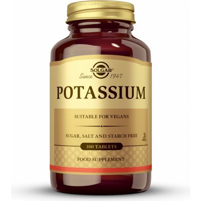 Solgar Potassium 100 tablet – Hledejceny.cz
