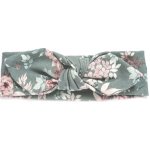 Taturo Čelenka s mašlí a květinami modrá – Sleviste.cz