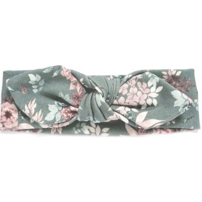 Taturo Čelenka s mašlí a květinami modrá – Sleviste.cz