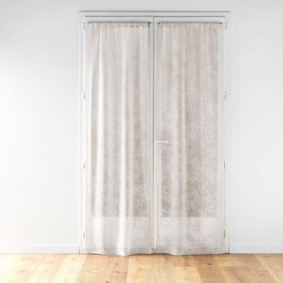Douceur d`Interieur Sada záclon s listovým vzorem, KARLA, 70 x 240 cm – Hledejceny.cz