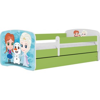Kocot Kids Babydreams Ledové království zelená s matrací