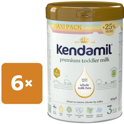 Kendamil 3 DHA+ XXL 6 x 1 kg – Zboží Mobilmania