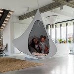 KondeKondela Klorin New Big Size Cacoon Hammock světle šedá – Zboží Dáma