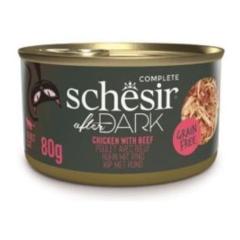 Schesir Cat After Dark Wholefood kuře hovězí 80 g