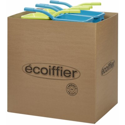 Ecoiffier zahradní kolečko plastové žluté modré