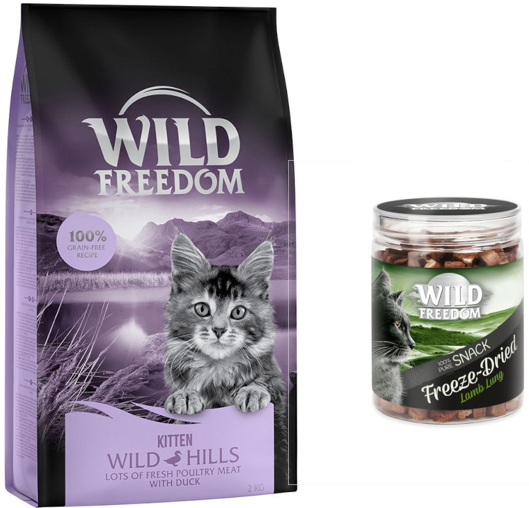 Wild Freedom Kitten Wild Hills ⁠ s kachním masem 2 kg