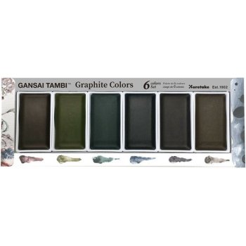 Kuretake WS Gansai Tambi Graphite Colours Set