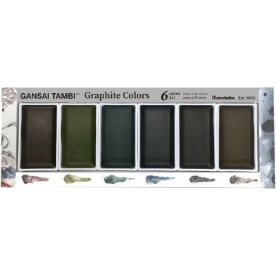 Kuretake WS Gansai Tambi Graphite Colours Set – Zbozi.Blesk.cz