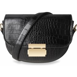 elegantní dámská kabelka malá taška ve tvaru půlměsíce s vzorem krokodýlí  kůže černá kabelka - Nejlepší Ceny.cz