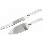PartyDeco Servírovací set - Servírovací nůž a lopatka na svatební dort – Zboží Dáma