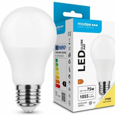 Modee E27 11W A60 LED teplá 2700K – Hledejceny.cz