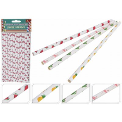 Mat Brčka papírová mix dekorů 6 x 197 mm 16 ks – Sleviste.cz