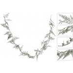 Koopman International b.v. Girlanda zelená větvička s lístky 170 cm 4 designy – Hledejceny.cz