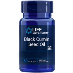 Life Extension Black Cumin Seed Oil 60 gelové tablety, 500 mg
