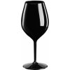 Outdoorové nádobí MATOS PLAS SA Nerozbitná sklenice na víno- plastová sklenice Wine Big 510 ml ČERNÁ