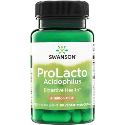 Swanson probiotika ProLacto Acidophilus 60 kapslí – Hledejceny.cz