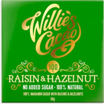 Willie's Cacao Raisin & Hazelnut 100% 50 g