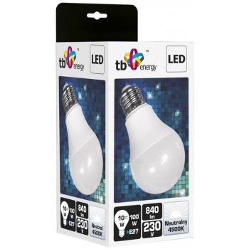 TB Energy LED žárovka E27 230V 10W,Neutrální bílá