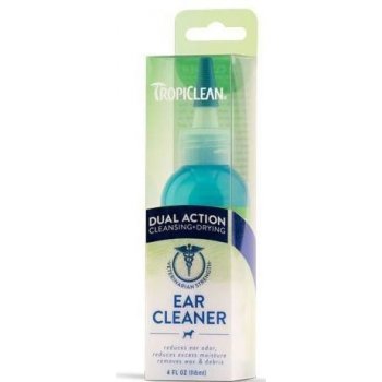 TropiClean Kapky na čištění uší s dvojím učinkem 118 ml