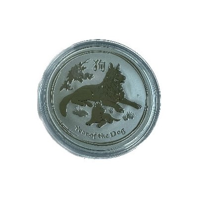 The Perth Mint stříbrná mince Lunar Series II Year of Dog 2018 1 oz – Hledejceny.cz