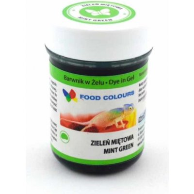 Food Colours Gelová barva Mentolově zelená 35 g – Hledejceny.cz