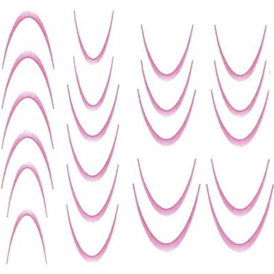LONEL gradient vodolepky na francouzskou manikúru růžové – Hledejceny.cz