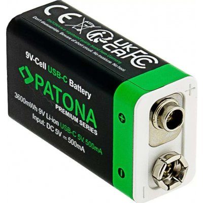 PATONA PREMIUM LR22/6F22 400mAh BATPAT0720 2ks – Zboží Živě