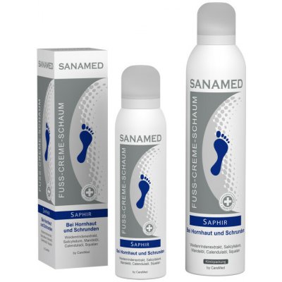 Sanamed Saphir krémová pěna na nohy 150 ml – Sleviste.cz