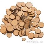 GOKI Dřevěná kolečka ke zdobení – Zboží Mobilmania