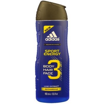 Adidas 3 Active Sport Energy Men sprchový gel 400 ml