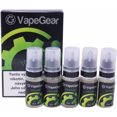 VapeGear nikotinový booster 20mg 5x10ml PG10/VG90 – Hledejceny.cz