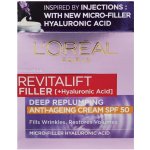 L'Oréal Revitalift Filler Anti ageing cream SPF50 pleťový krém 50 ml – Hledejceny.cz