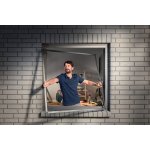 Tesa Skládací teleskopický ALU rám se sítí proti hmyzu na okna 55214-00001-00 černý rám – Hledejceny.cz