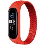 Vázaný nylon - Mi Band 3/4/5/6 náhradní náramek Barva VN pásku: Červená MBSCZ-MB006 – Zboží Mobilmania