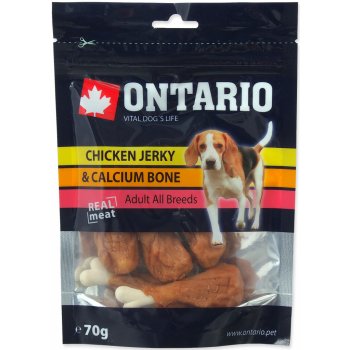 ONTARIO snack Chicken Jerky & Calcium 70 g