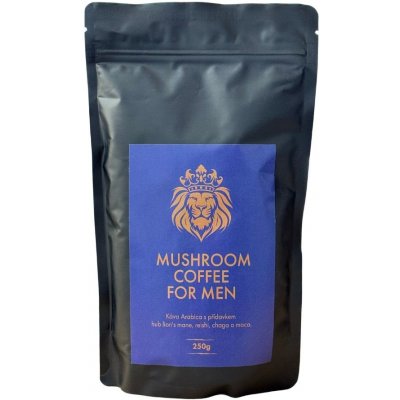Houbová káva Instantní pro muže káva Arabica lví hříva reishi chaga maca 250 g – Zboží Dáma